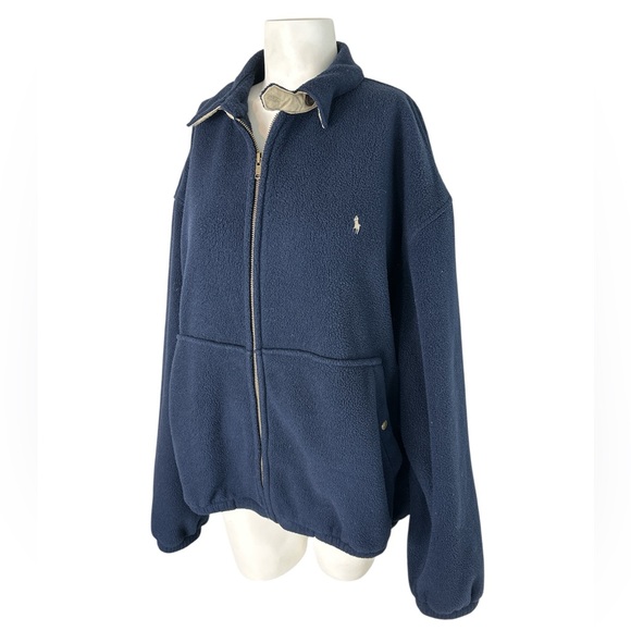 Polo Ralph Lauren Made in USA Fleece Harrington Jacket Vintage